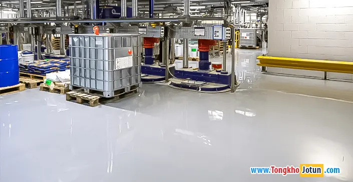 thi công sơn sàn epoxy tại Hải Phòng