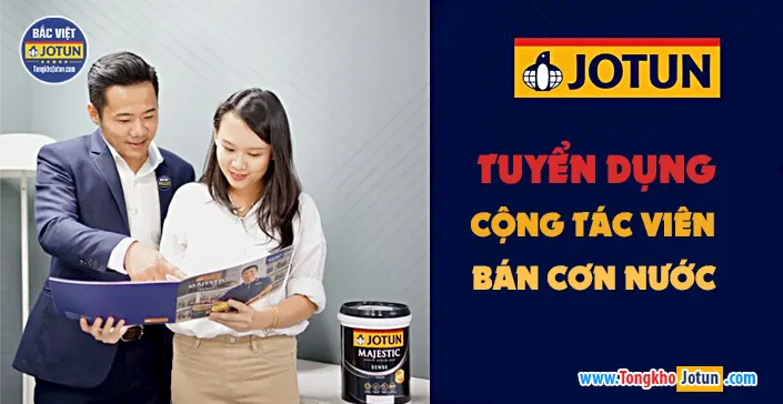 Đại lý sơn Jotun Bắc Việt Hải Phòng tuyển dụng nhân viên kinh doanh sơn nước