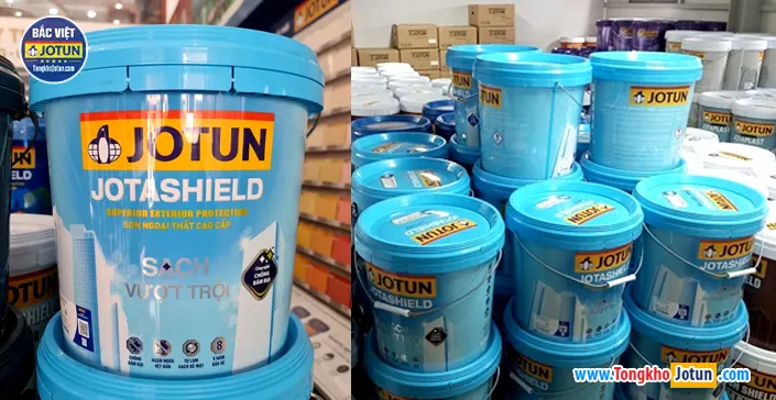 Sơn Jotashield sạch vượt trội 5L sơn ngoại thất jotun