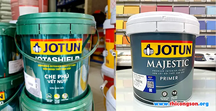 định mức sơn lót jotun nội thất ngoại thất